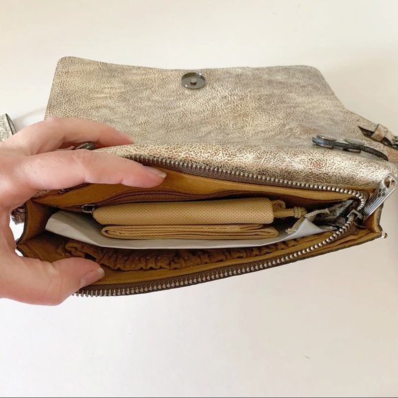 Patricia Nash Forest Tooled Apricale Crossbody Bag - Picture 5 of 8